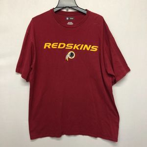 Vintage NFL Washington Redskins Cotton Tee T-Shirt Size Extra Large Red B219 -19